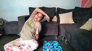 I need to de-stress and the yoga class isn’t working for me, so we tried another, more exciting method