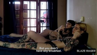 Having two delicious pussies for breakfast before going to work ft Mei Pang & John Lemon