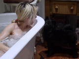 Sexy black amateur caught taking a shower on hidden cam