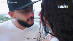 Big-cocked tourist SoldierHugeCock makes big-ass MILF Silvana Lee moan