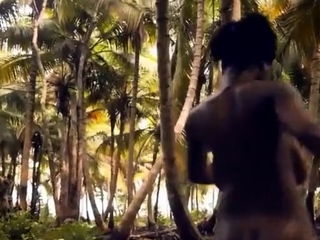 Public Flashing Of Big Natural Tits In The Moment Of Escape